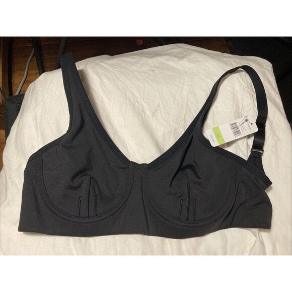 NWT New Natori Black Bra 34B Stretchy w/ underwire tee shirt bra - Picture 1 of 9